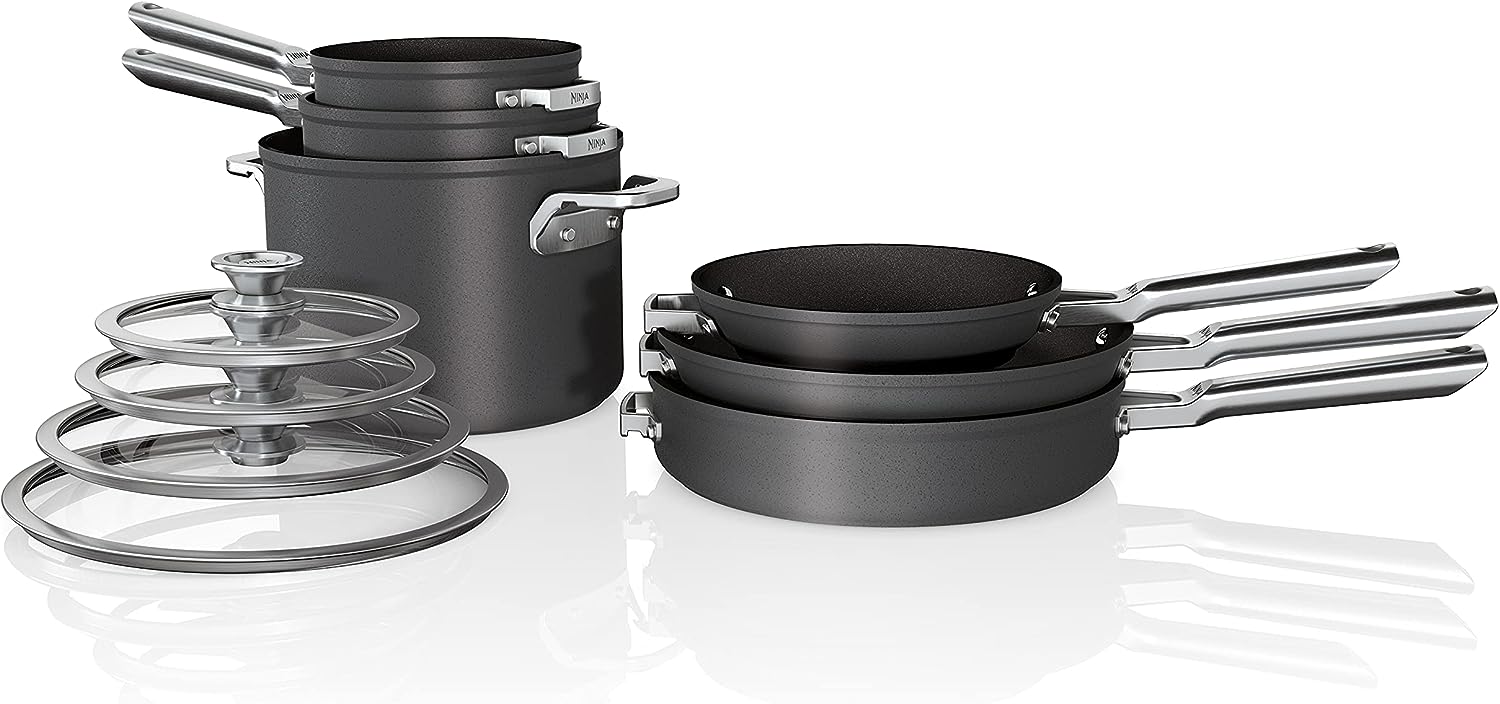 Ninja NeverStick Premium 10 Piece Pots & Frying Pans Set